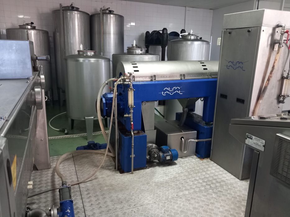 Linha de extracçao de azeite Alfa laval