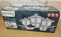 Набор посуды кастрюль Rainberg RВ-601 на 12 предметов для всех плит