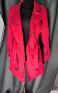 Czerwony wiosenny płaszcz S Esmara