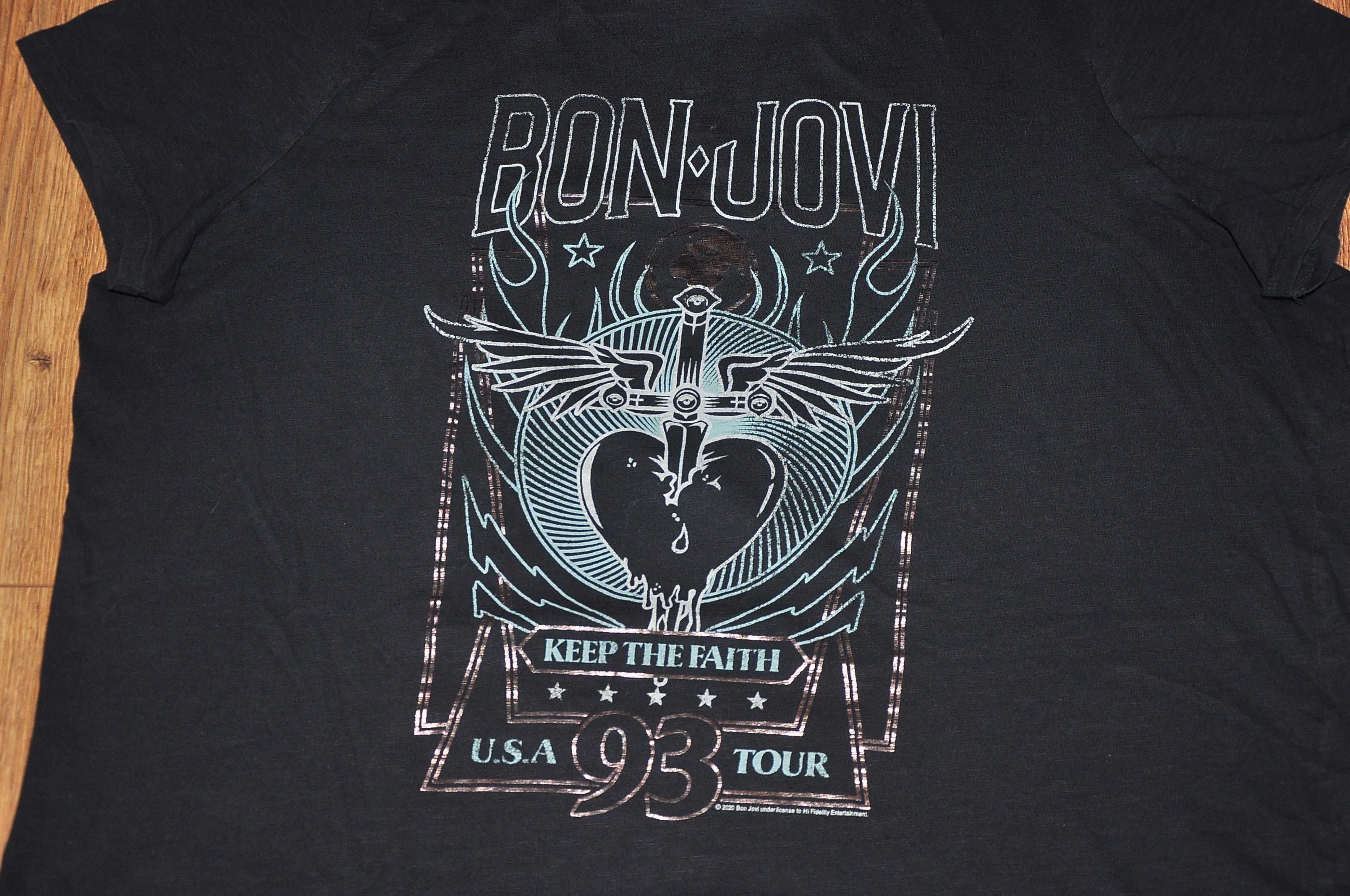 BON JOVI - Keep the Faith U.S.A 93 TOUR - koszulka rozm.5XL UK22