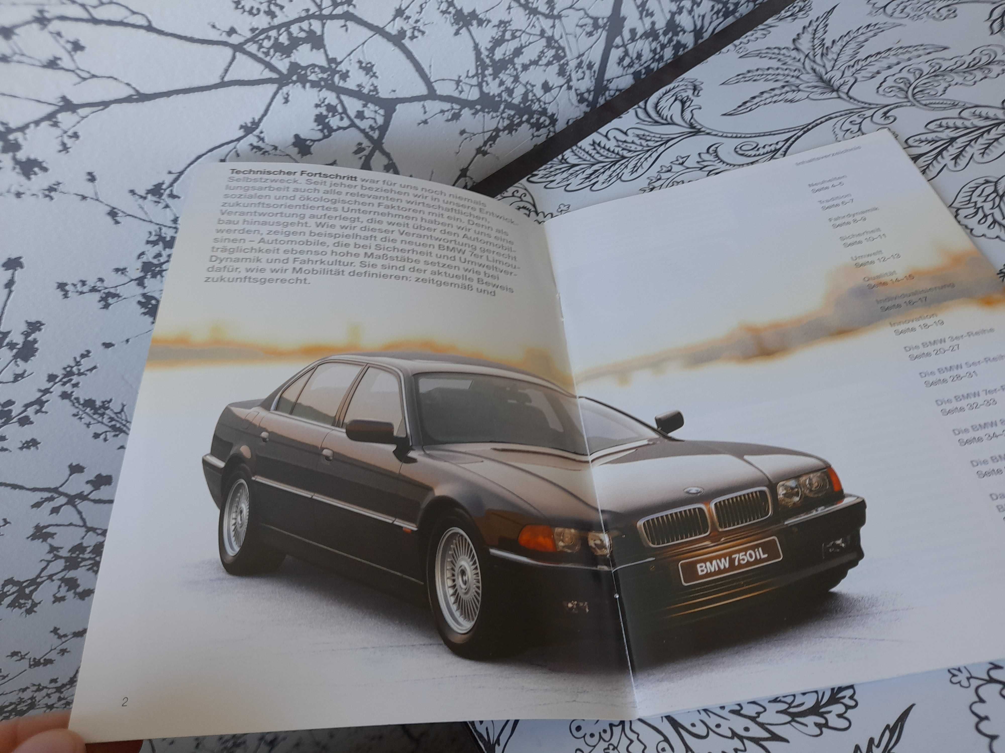 Prospekt BMW e38 e34 e36 850 wszystko w jednym