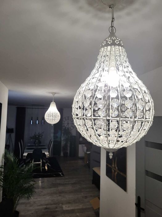 Glamour żyrandol. Dwie sztuki