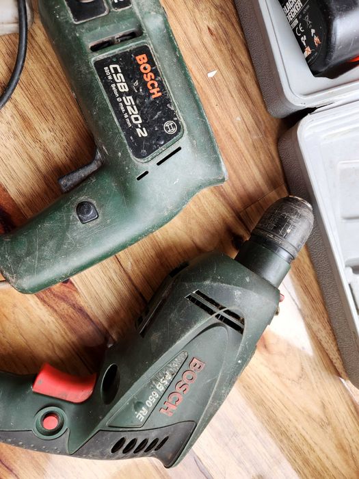 3 WIERTARKI 2 WKRETARKI BOSCH psb650re csb520-2 wiertarka wkretarka