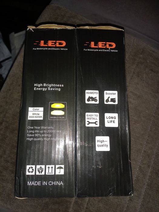 Линзованые лед противотуманки.