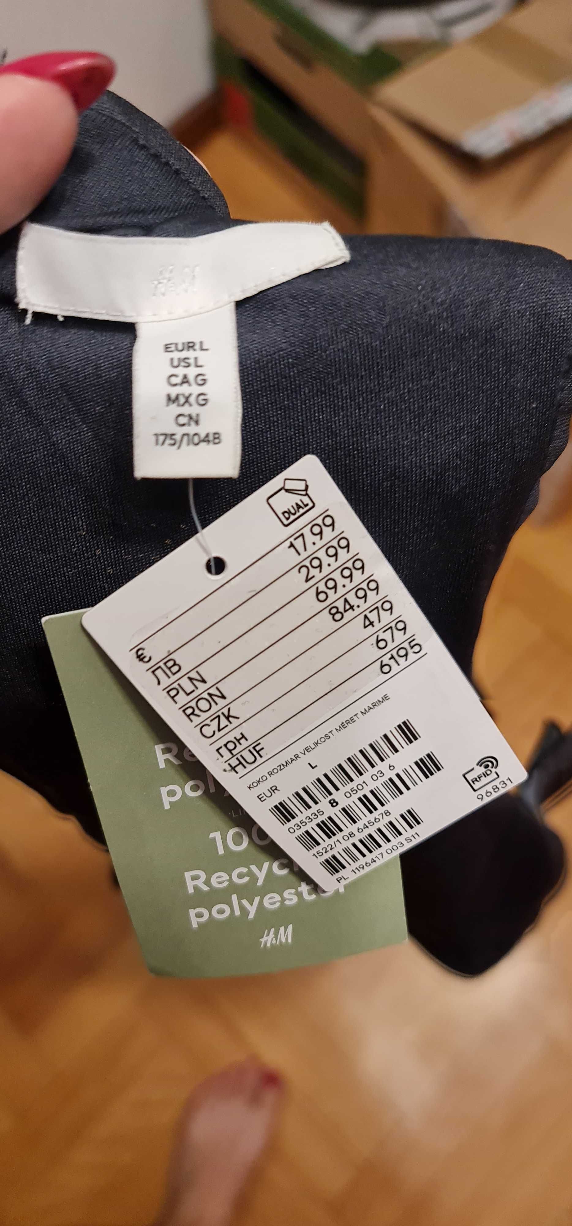 1274a Nowy Krótki top z cekinami H&M rozmiar L