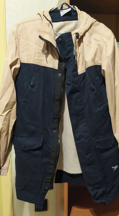 Парка мужская, staf, с подстёжкой,48 размер,3 рост.