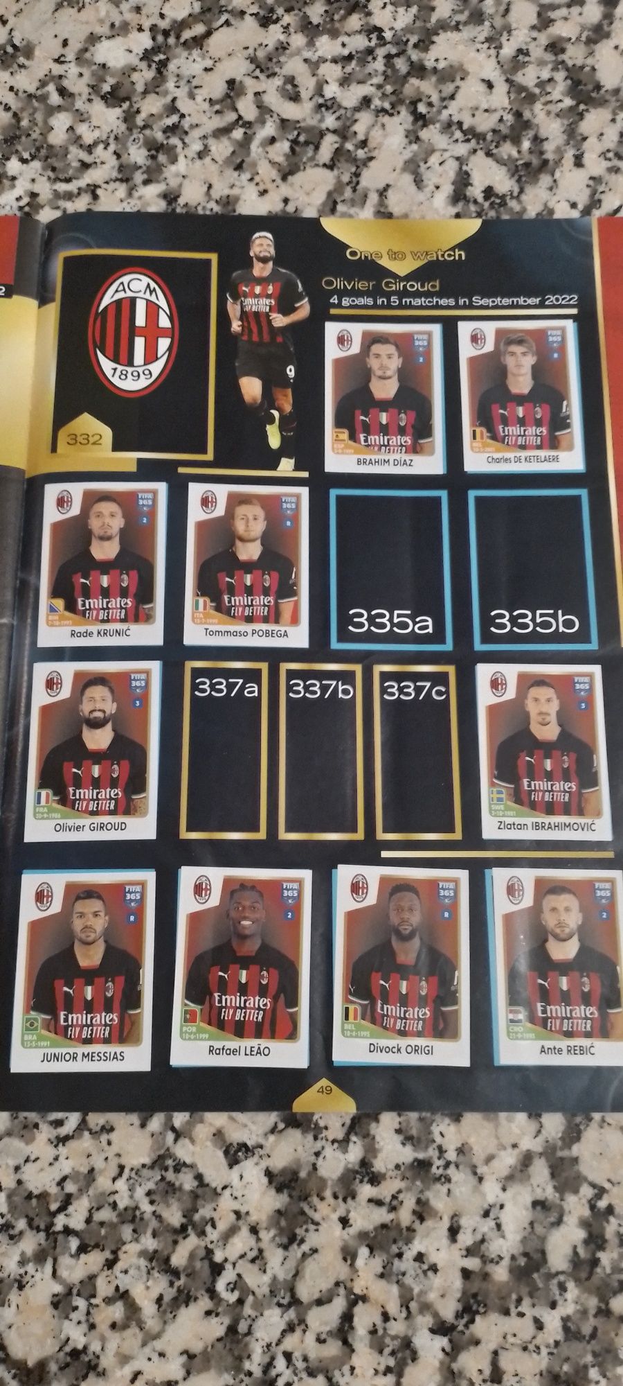 Caderneta Fifa 365