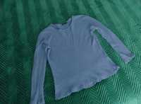 Massimo dutti niebieska bluzka lekki sweter 3/4 rękawy S/36