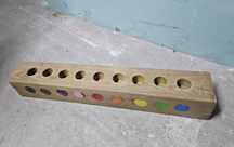 Sorter na kredki Montessori pojemnik