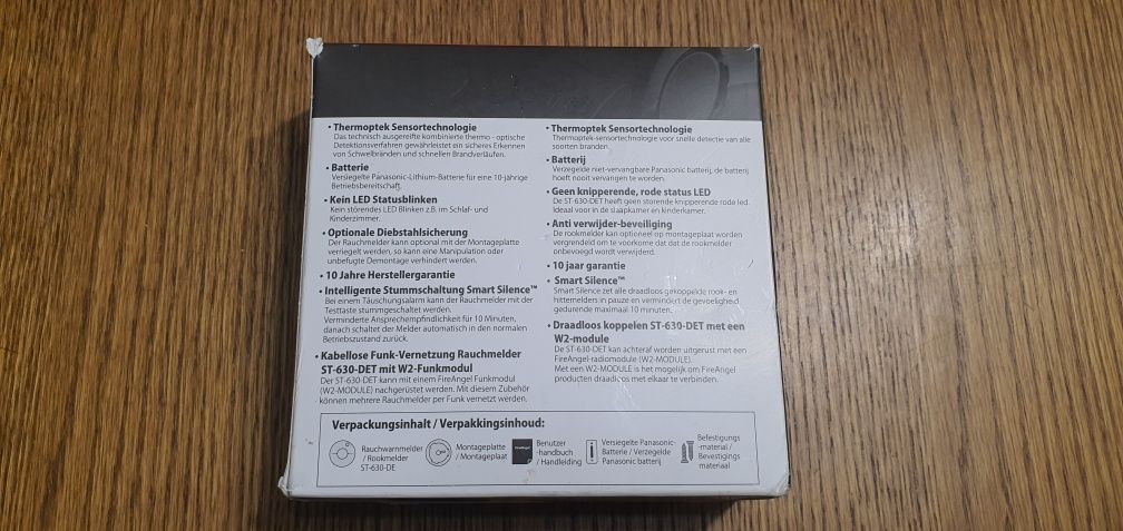 Czujnik dymu sprawny