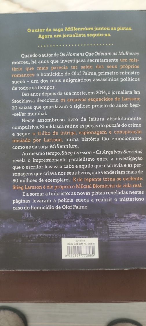 Stieg Larsson - os arquivos secretos