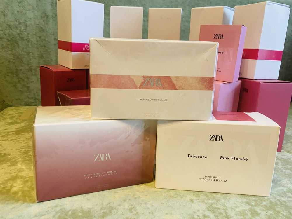 Набор Zara (Spain) Pink Flambe+Tuberose 2*100ml