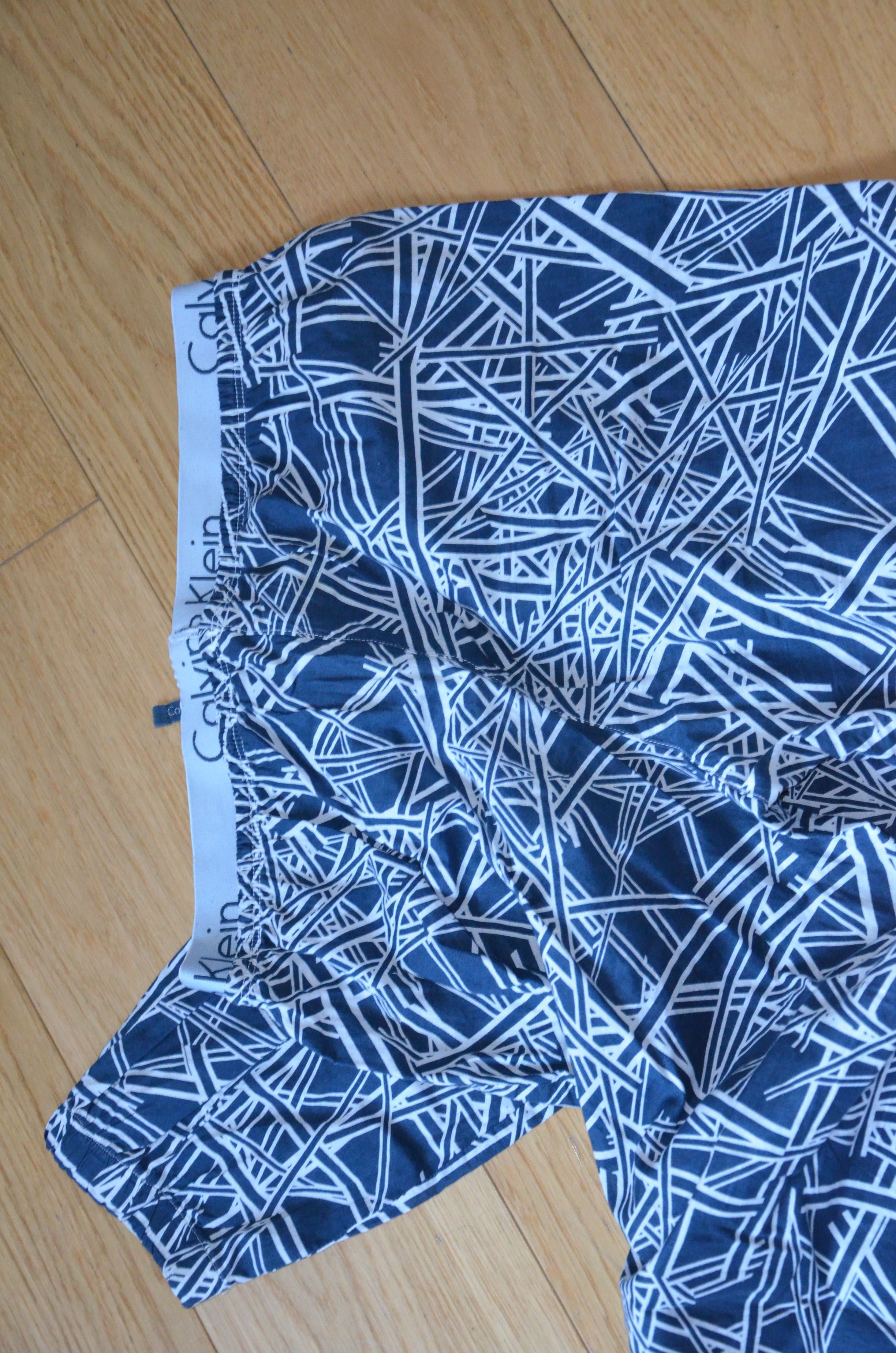spodnie piżama Calvin Klein r. S niebieskie