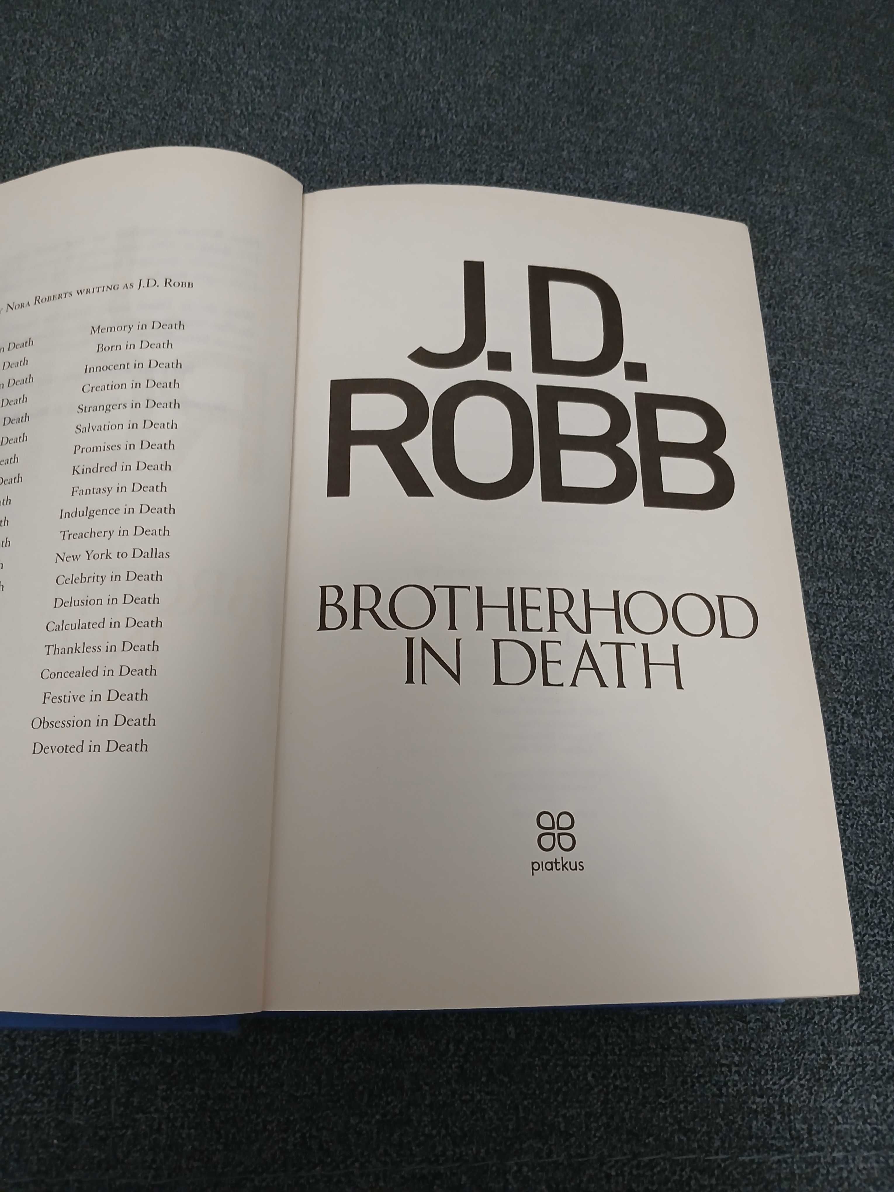 J. D. Robb "Brotherhood in Death" / Н. Робертс "Без срока давности"