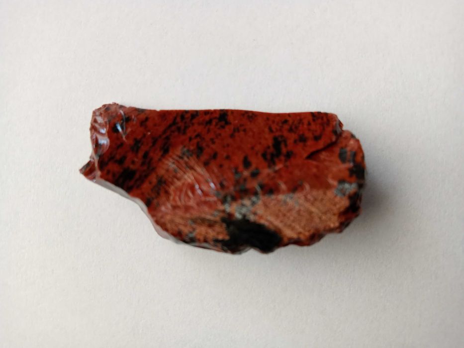 Obsydian mahoniowy Meksyk Sonora zestaw 17 sztuk duże okazy biżuteria