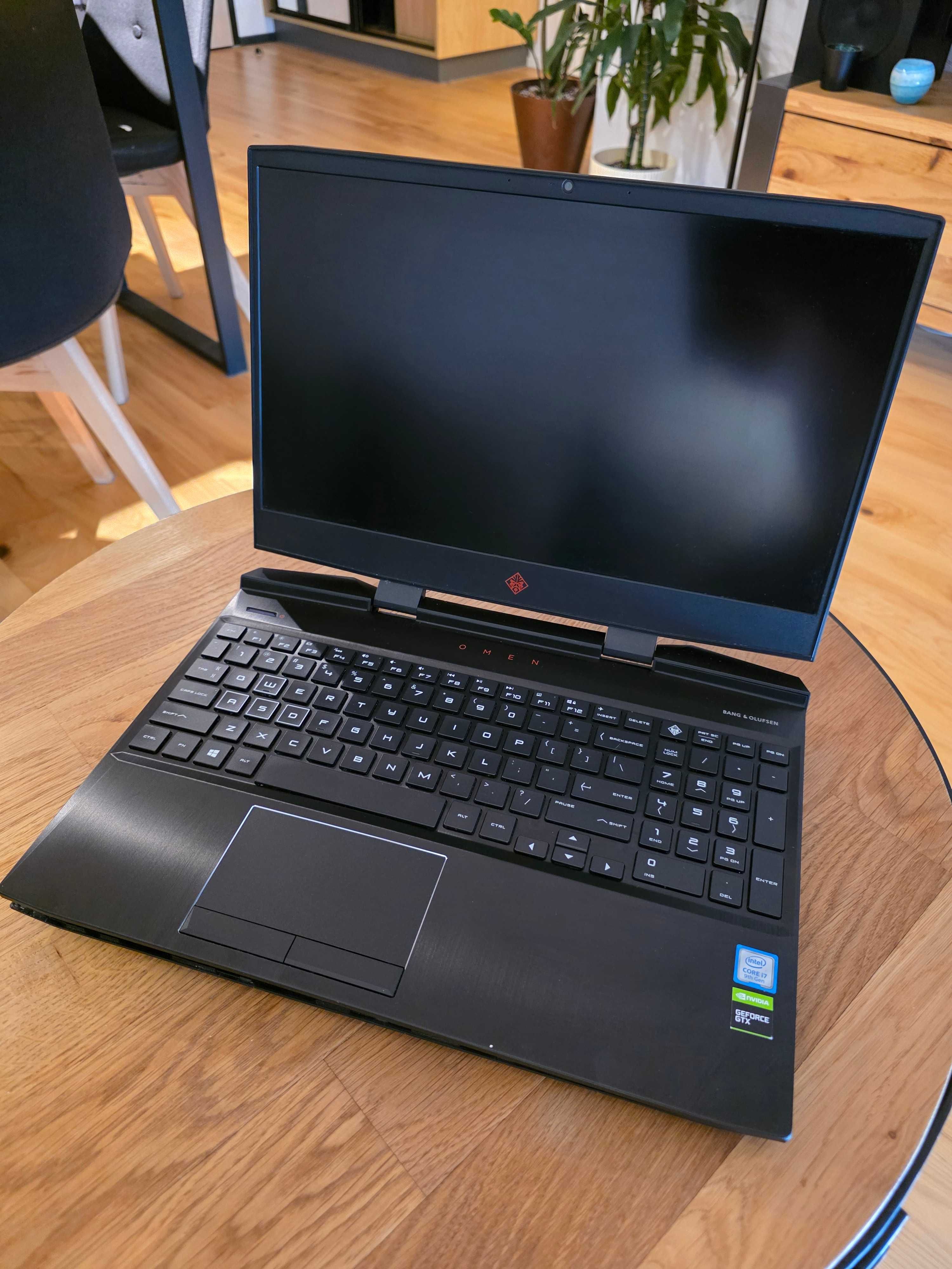 Laptop gamingowy HP Omen 15.6 i7-9750H/1660ti 6gb/16gbRAM + ekstra SSD