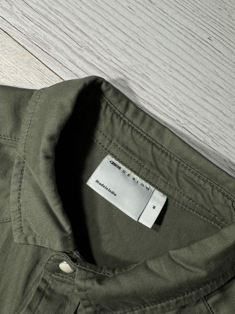 Сорочка Asos фланель хакі тактична сорочка casual трекінгова сорочка