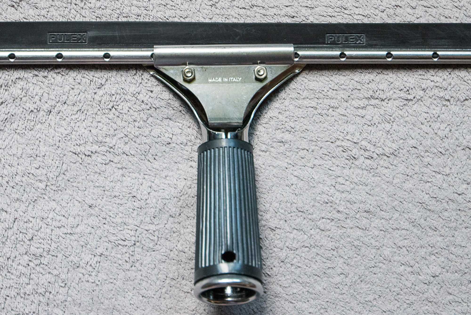 PULEX Ściągaczka do szyb ze stali nierdzewnej z gumą wymienną 45 cm