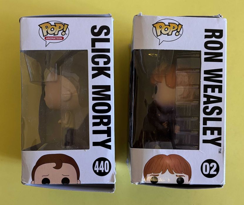 POP figures _ Ron Weasley (Harry Potter) e Morty (Rick and Morty)
