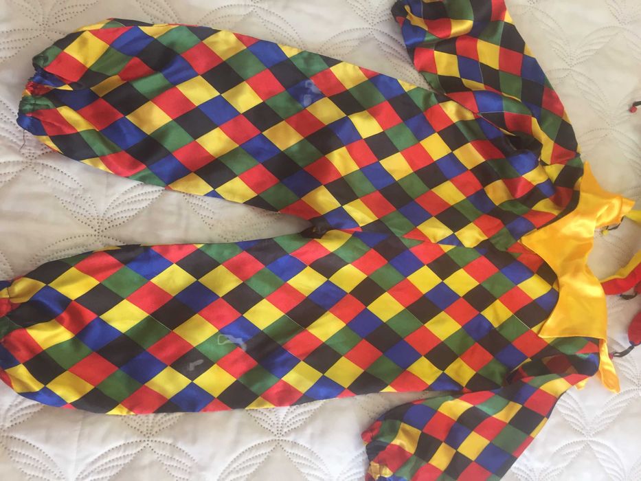 Костюм Скомороха (Блазня, Арлекіно) карнавальний на зріст 95-105см