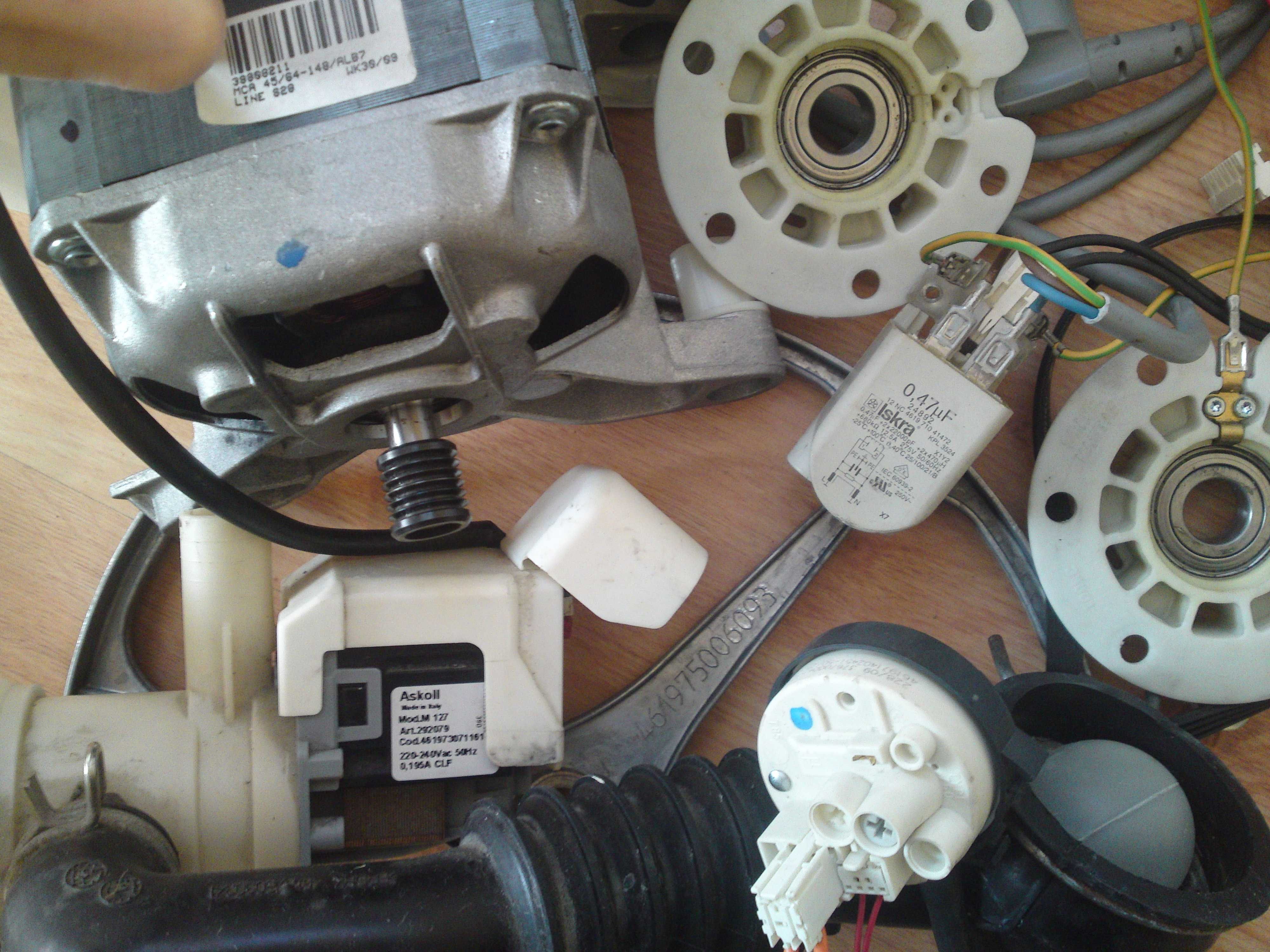 Whirlpool Części AWE 6519 AWA AWT AWD AWO PTL PWA zawór hydrostat itp.