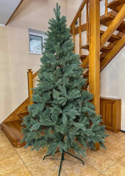 Штучна ялинка «Кедр» 1.8 м. Лита хвоя. Ялинка лита, Новорічна ялинка