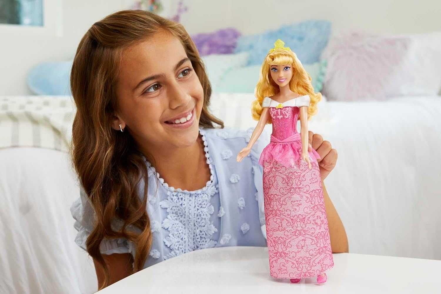 Кукла дисней Аврора Рапунцель Эльза  Анна Ариель Моана Disney Mattel