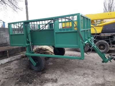 Прицеп  трап тележка для перевозки свиней, скотовоз