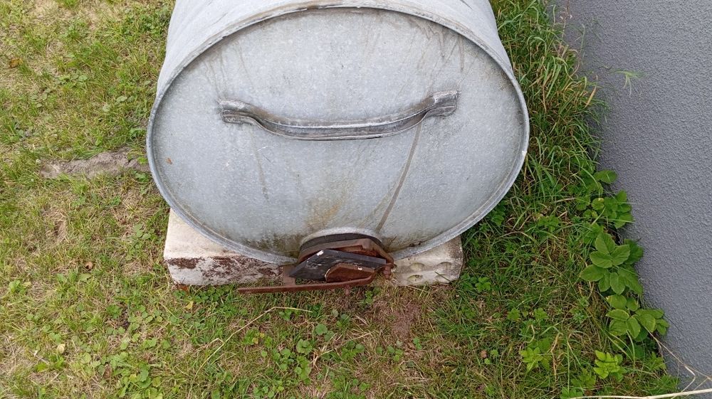 Beczka cynkowa na wodę