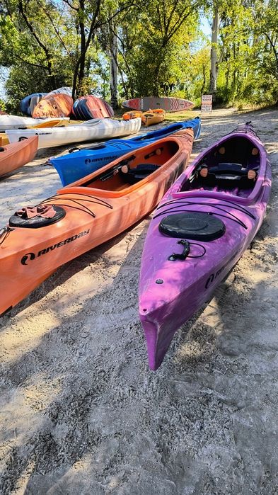 Каяки: Riverday,Kolibri,Genom.