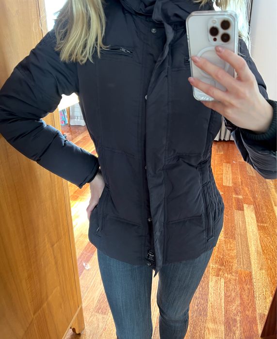 Granatowa kurtka puchowa Pepe Jeans