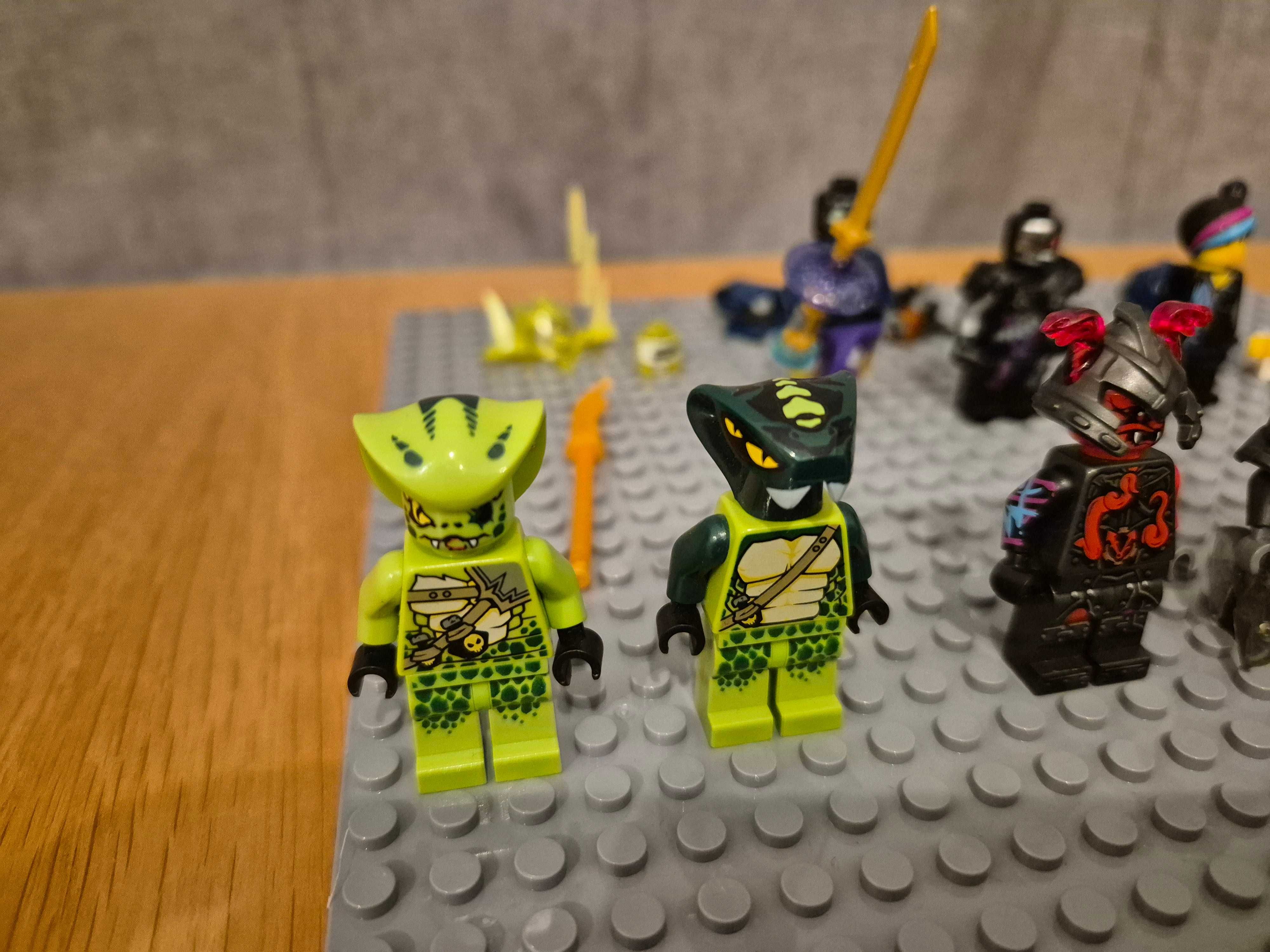 LEGO Ninjago figurki zestaw Pythor Aspheera Pyro Tannin Skulkin Spitta