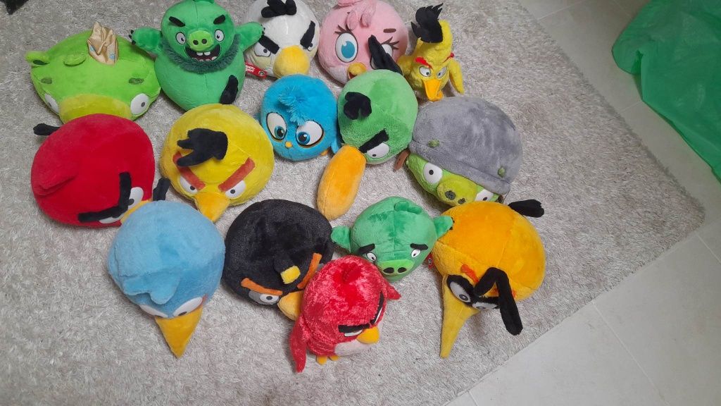 Coleção Peluches Angry Birds