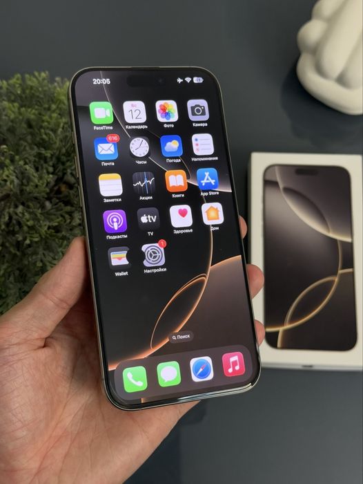 iPhone 16 Pro Max 512gb Natural Titanium Neverlock Айфон Гарантія