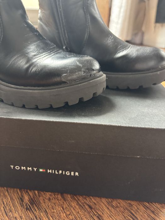 Botas cano medio tommy hilfigher