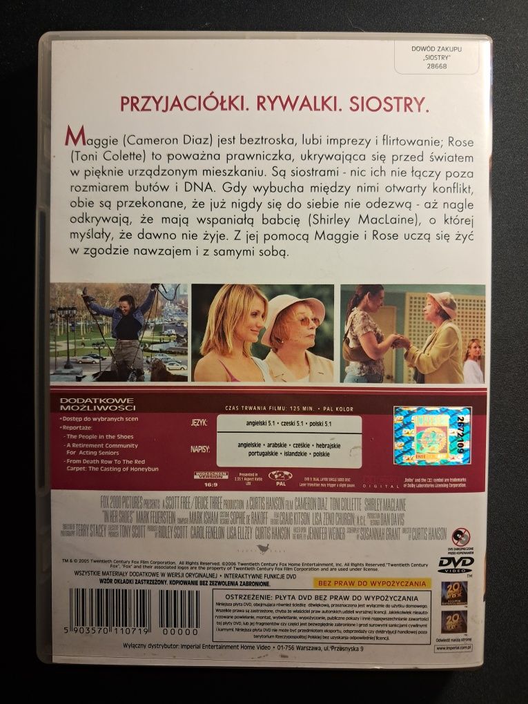 Siostry | Diaz | Collette | Maclaine | DVD