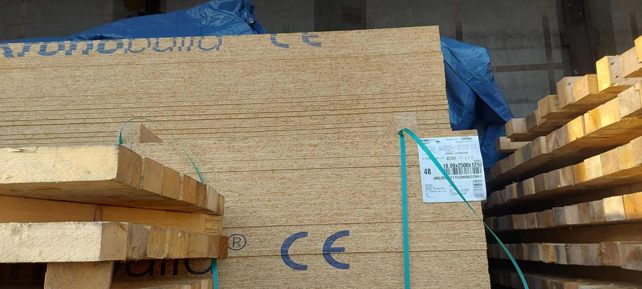 płyty OSB Kronobuild 18 1,25/2,5m.