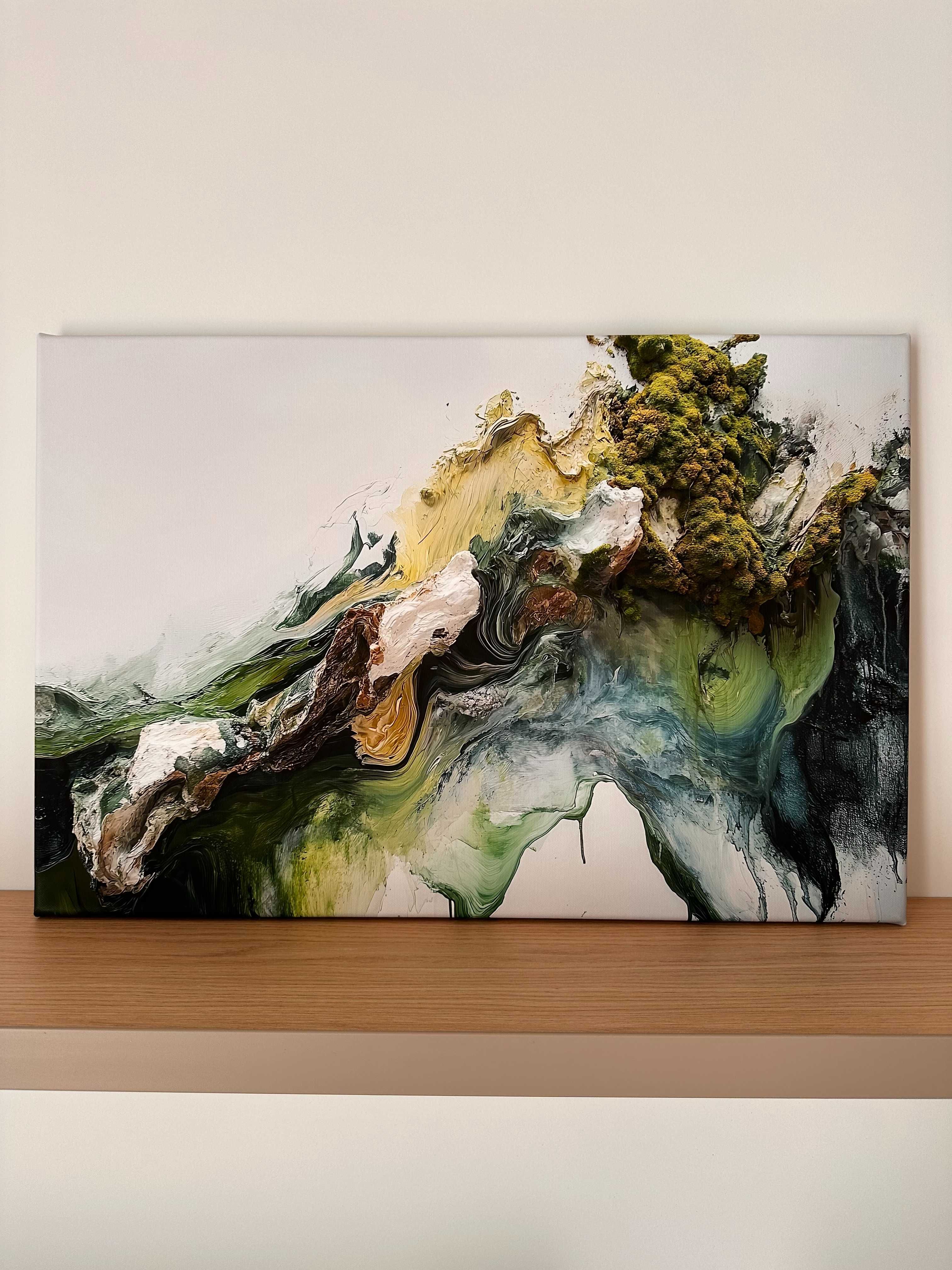 Obraz na płótnie 60x40 cm - Abstrakcja organiczna - Nowoczesny (K_01)