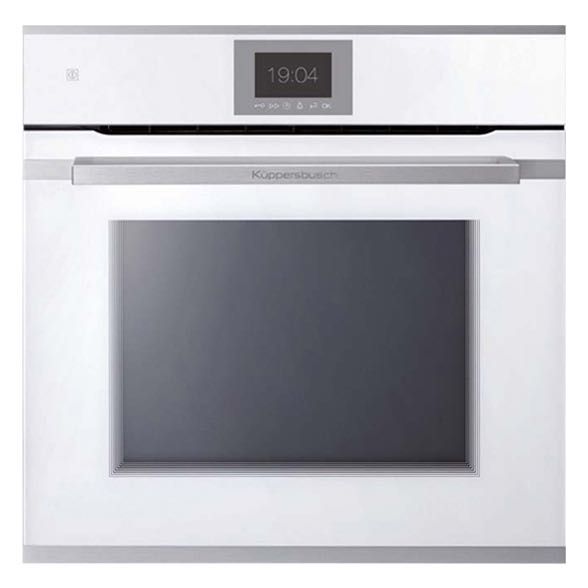 Nowy ekspres + piekarnik Kuppersbusch biały + Silver Chrome