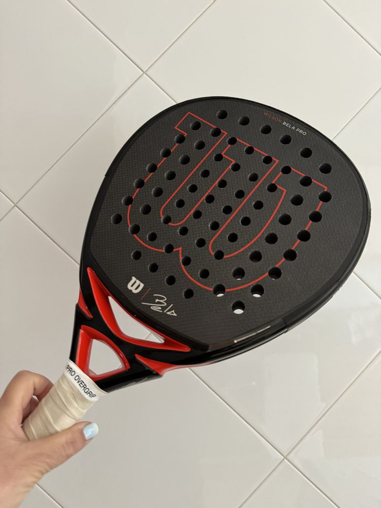 Raquete Wilson Bela Pro com proteção Bullpadel