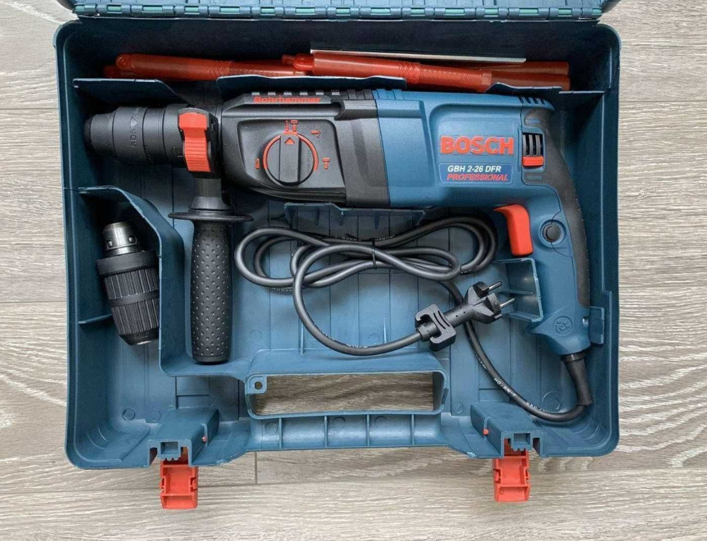Универсальный перфоратор-дрель BOSCH GBH 2-26 DFR высокое качество