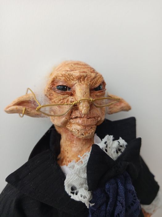 Goblin handmade glina+materiał