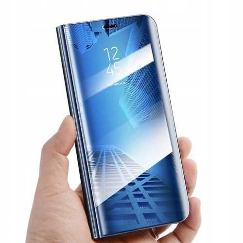 Etui z klapką do SAMSUNG GALAXY A21S clear view niebieski
