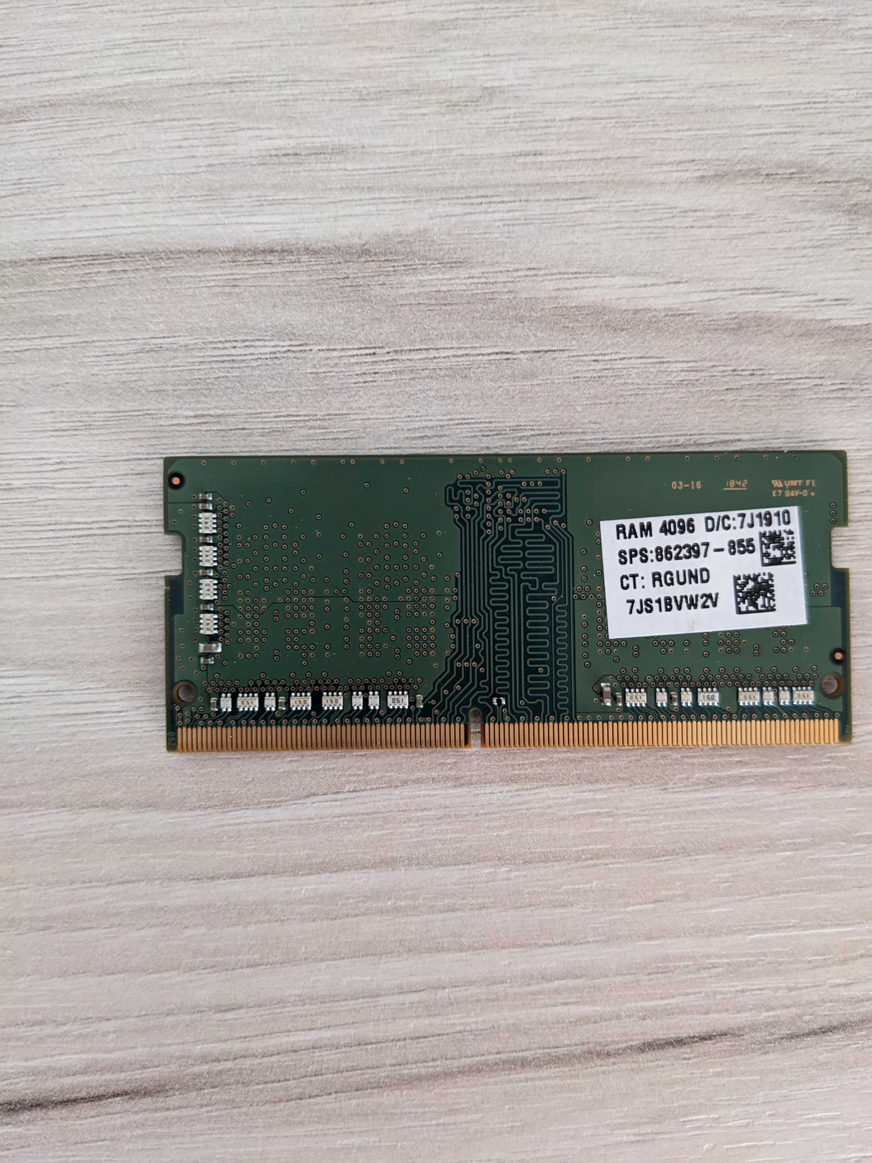 Kość RAM SO-DIMM 4GB DDR4 2666mhz