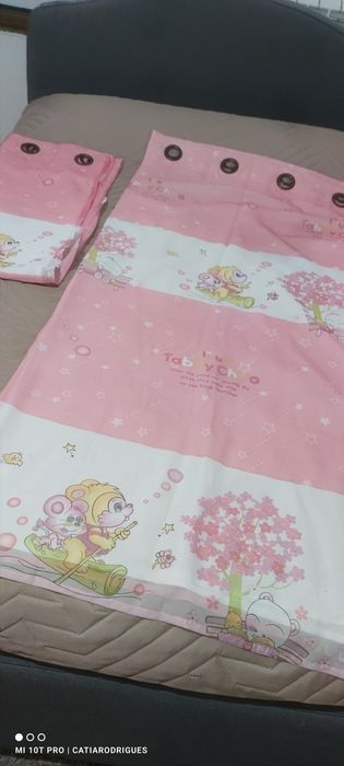 Cortinados criança e 2 fronhas