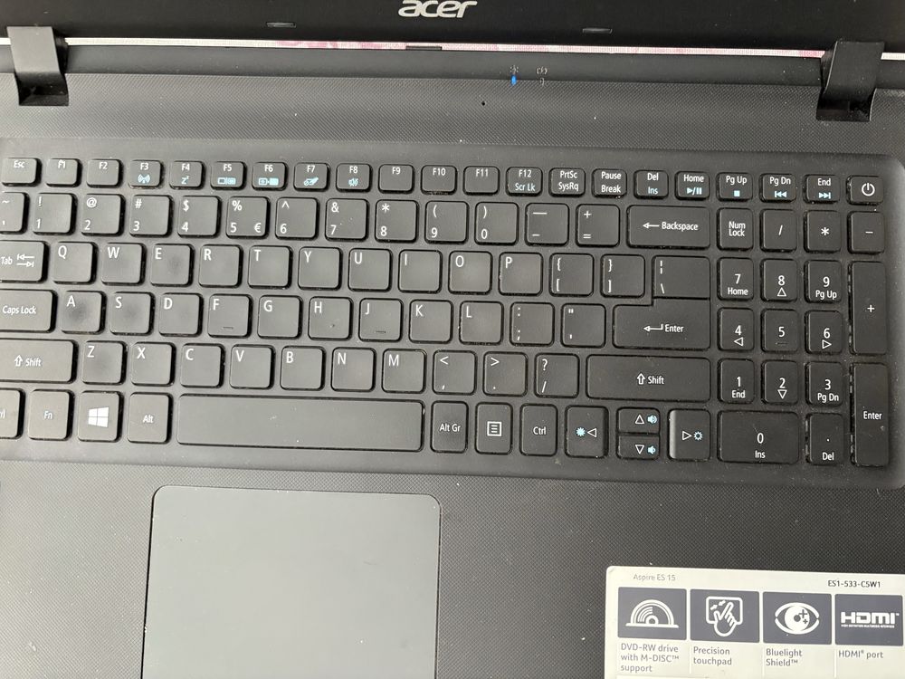 Laptop Acer Aspire ES 15 z torba