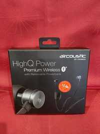 Airacoustic słuchawki HighQ Power Premium. NOWE.