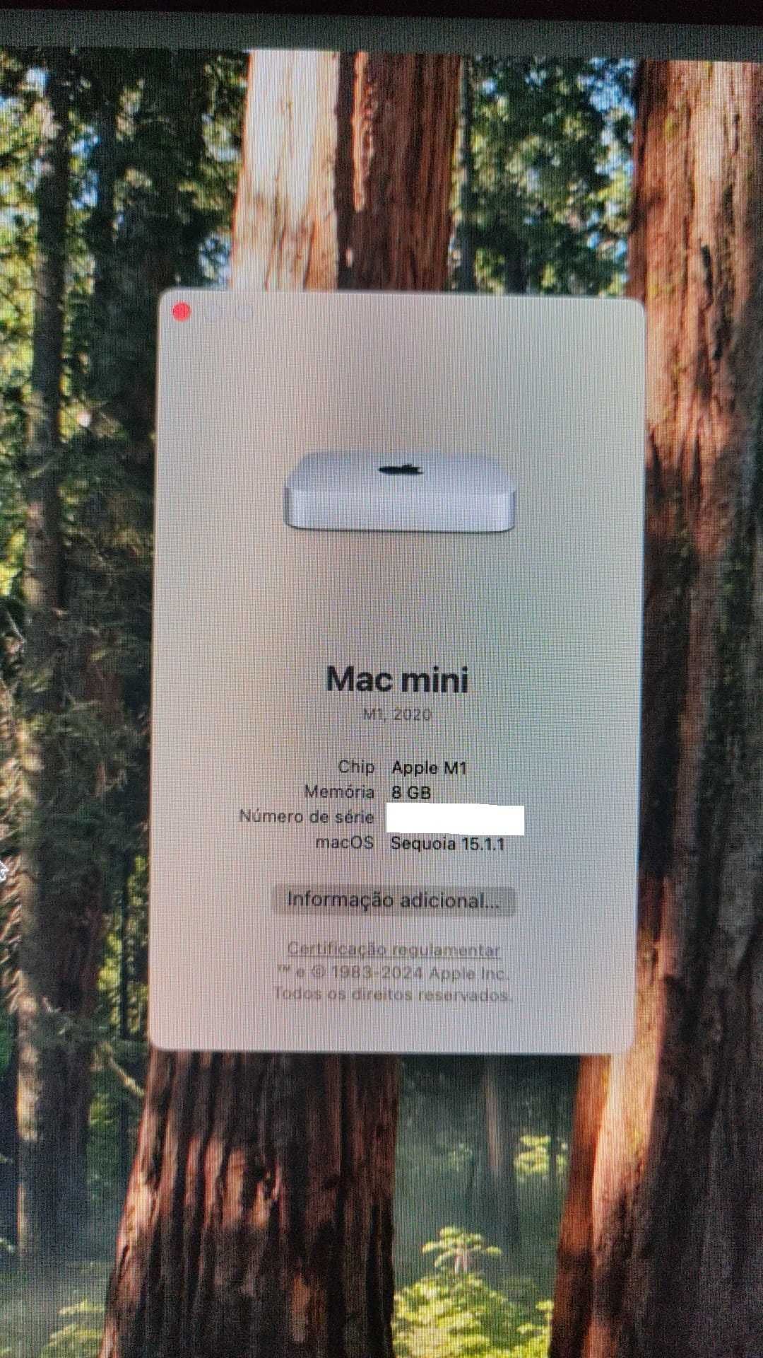 Vendo MAC Mini M1 com 8Gb ram aceito troca por remarkeble 2