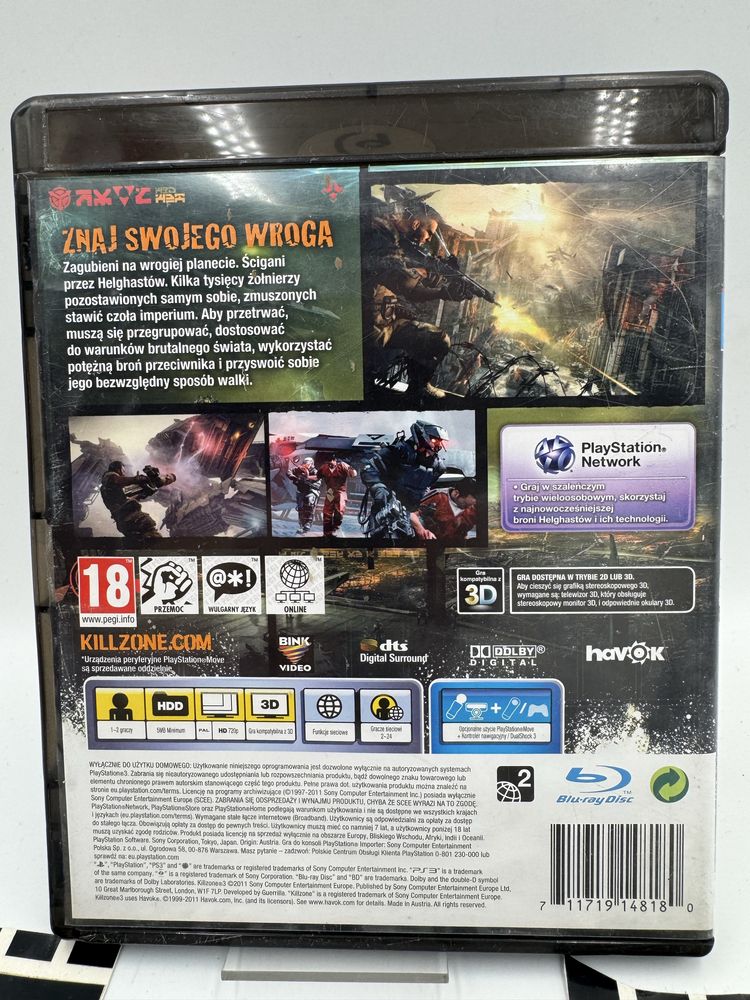 PL Killzone 3 Ps3 Gwarancja
