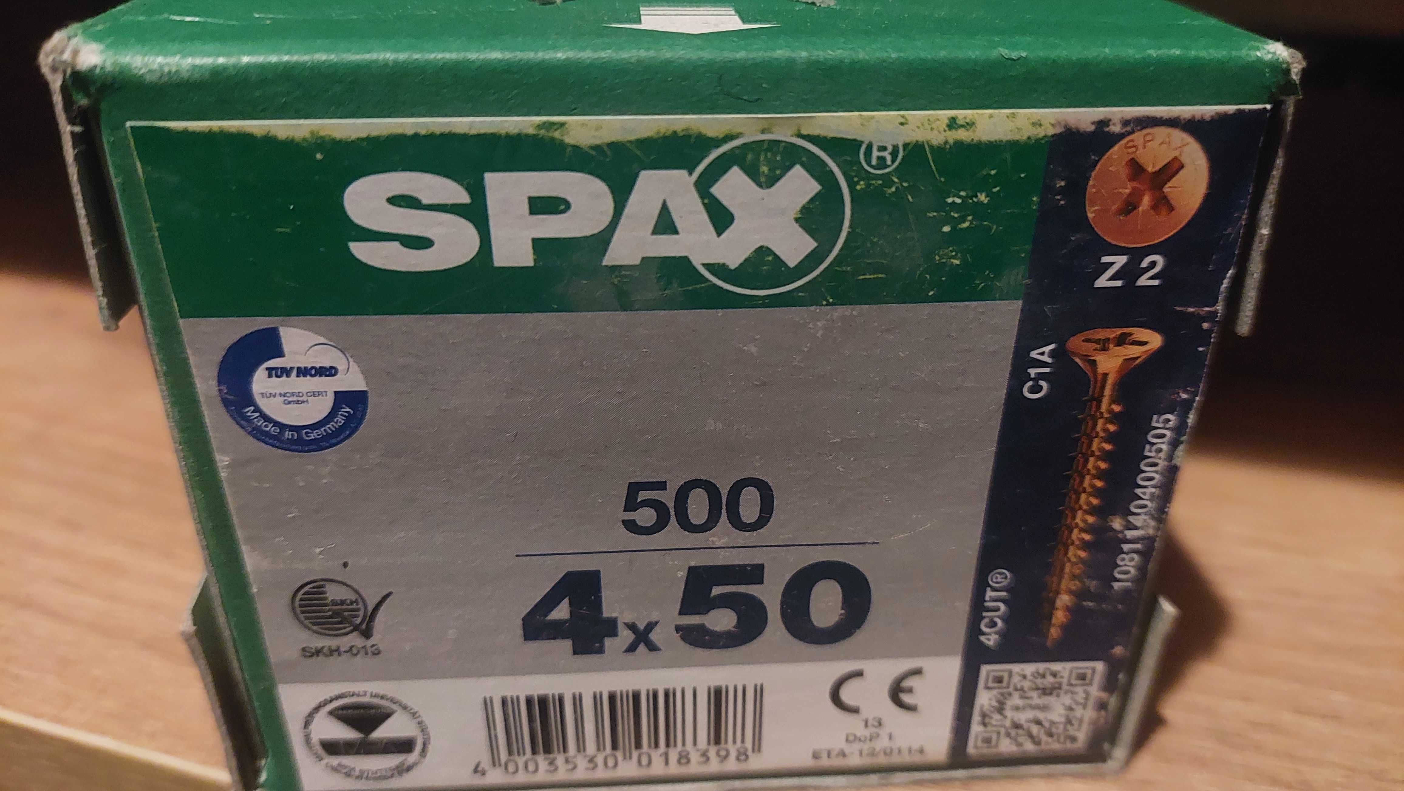 Wkręty Spax 4x50 Z2,paczka 500sztuk